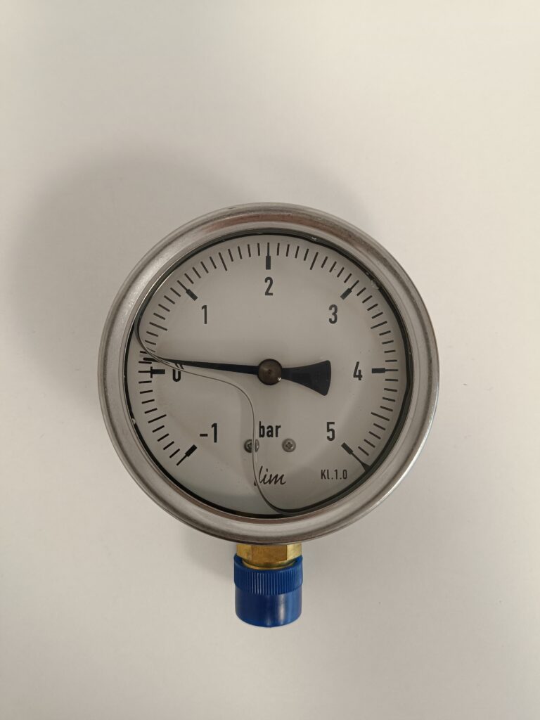 Manometr MB-SN-CU-G-100-G1/2-R-(-1/5bar)-1,6