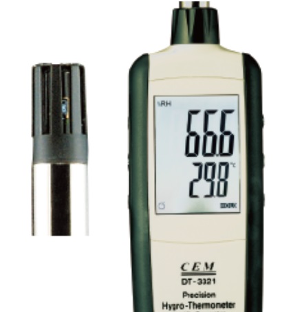 Psychrometr, punkt rosy, mokry termometr – DT3321